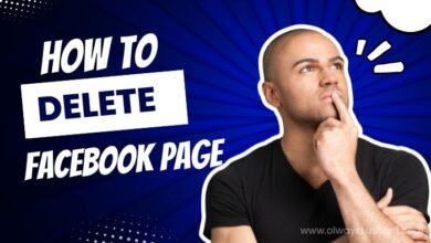 how to delete facebook page